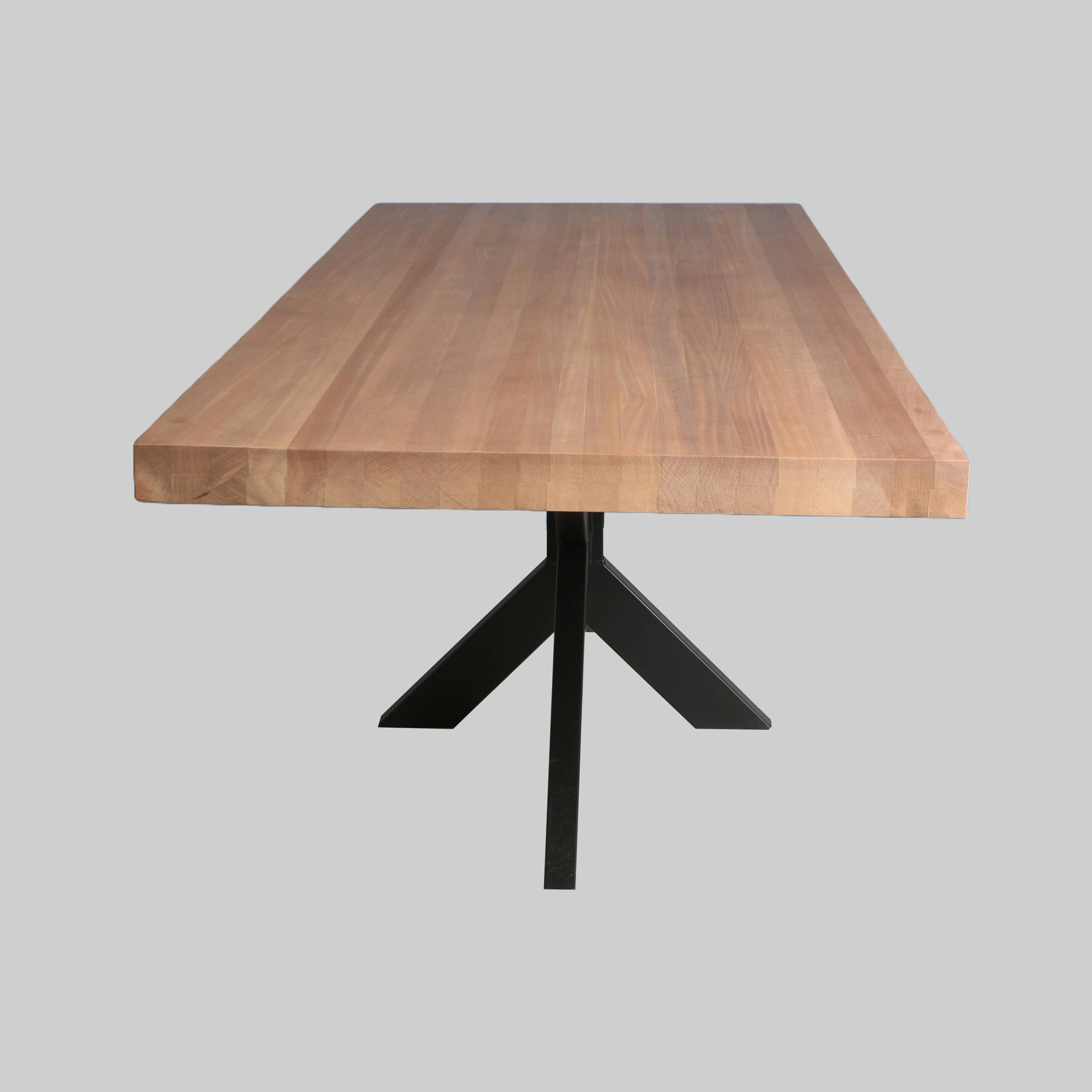 Eettafel mahonie 285x95 cm – 7 cm blad - Afbeelding 2