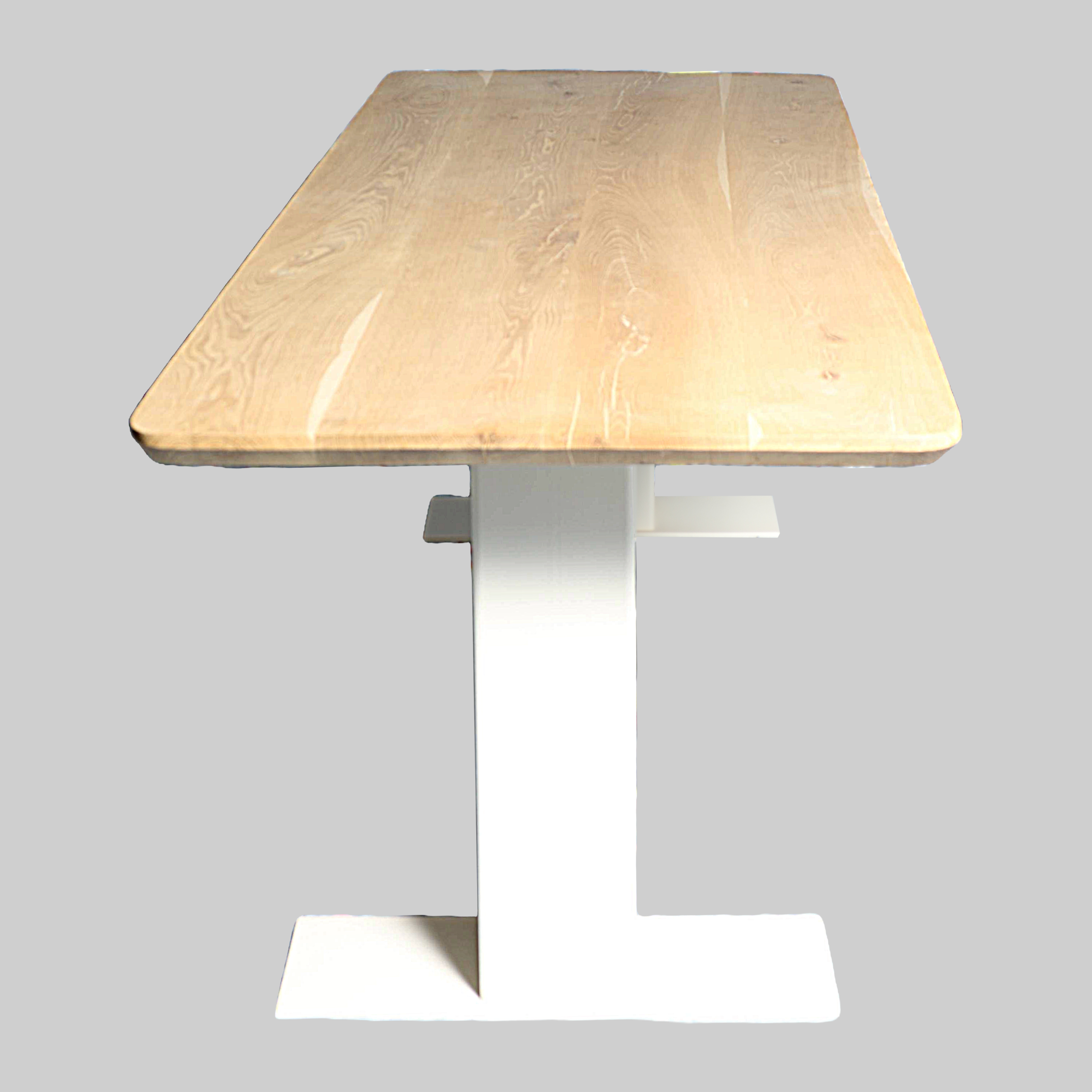 Eettafel eiken 260x100 cm – 4 cm blad - Afbeelding 2