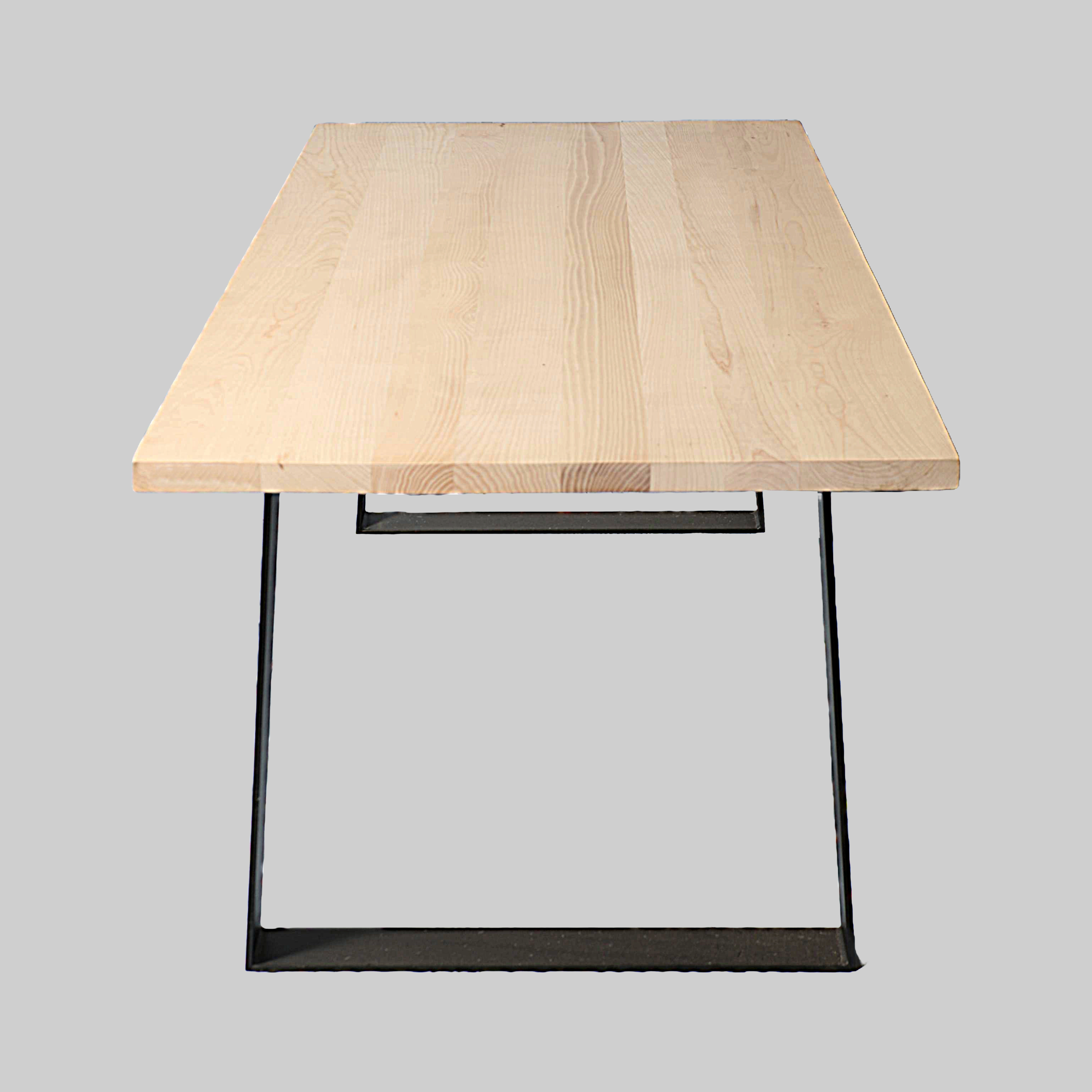 Eettafel essenhout 200x95 cm – 4 cm blad - Afbeelding 2