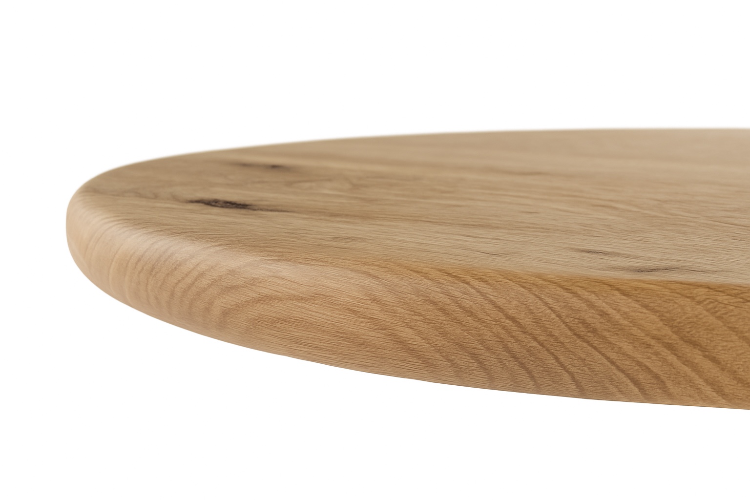 Brits ovale eiken eettafel met Ronde rand - Afbeelding 2